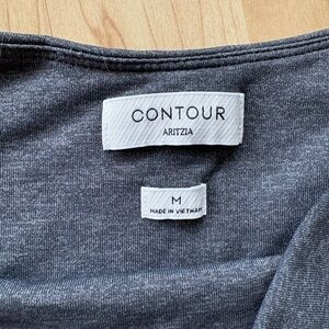 Aritzia Contour Tube Top - Charcoal Grey - Size M